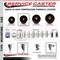 Service Caster 4 High Temp Phenolic Wheel Swivel 7/16'' Stem Caster Total Lock Brake SCC-GRTTL20S414-PHRHT-716138 - alternate 2